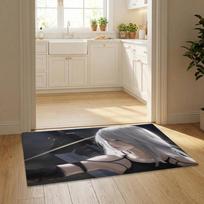 Sexy girl game Ghost Blade Anime Floor Mat Flannel Door Mat Non-Slip Bedroom Living Room Home Decor 40x60cm