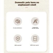 Premium-Air Purifier For Small Pets-Spaces-Compact USB Powered Odor Eliminator-Quiet Operation balta