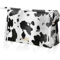 Milk Pattern Toiletry Bags, Makeup Travel Bag, Waterproof Portable Pu Toiletry Bag With Zipper - DD0