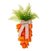 Charming Plastic Lighted Carrot And Tulip Hanging Decoration For Bright Holiday Decor