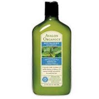 Avalon Organics Shampoo Organic Revitalizing, Peppermint 11 Oz (Pack of 4)