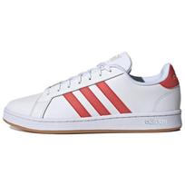 Adidas Grand Court Balti Raudoni Vyriški Sportbačiai Debesėlio Baltumo Guminis Padukas FY8208 43⅓ white