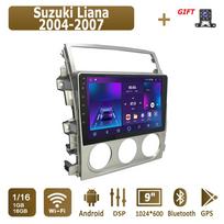 Android Carplay Automobilio Radijas Suzuki Liana 2004-2007 Multimedia Grotuvas Galvos Vienetas Stereo GPS Navigacija BT WIFI 4+64GB 1+16GB