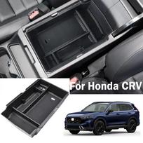1 vnt. juodos centrinės konsolės laikiklio porankio laikymo dėžutė, tinkanti Honda CR-V 2023-2025 [EX/EX-L/LX/Hybrid Sport/Hybrid Sport Touring]