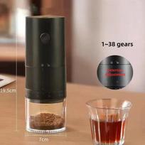 Portable USB Electric Coffee Bean Grinder 38 Gears External Adjustable Rechargeable Household Mini Coffee Machine juoda