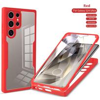 360 Full Body Protection Clear Case For Samsung S25 S24 Ultra S23 Plus S22 S21 FE A55 A35 A25 A54 A34 A14 A73 A53 Soft Cover For A14 5G
