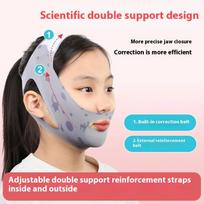 Anti-Snoring Strap Facial Skin Lifting Close Mouth For Reduce Snoring Health Care Beauty Tool Stop Snoring Belt For Kids pilka spalva