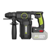 Worx 20V Cordless Rotary Hammer Drill WU385.9 CN plug (adapter included)