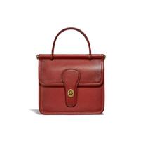 Coach Willis 18 Odinė Rankinė su Viršutine Rankena Peties Crossbody Maža Moteriška Rankinė Žalvario Raudonoji Smėlio 5789-B4SAR Basic Set (Bag+Dust Bag)