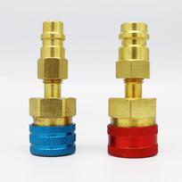 R1234YF Greitoji jungtis Adapteris R1234YF Šaltnešio Greitoji Jungtys Rinkinys,R1234YF į R134A Žarnos Adapteris Aukštos ir Žemos Pusės
