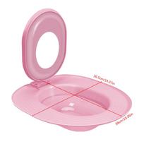 Cat Toilet Training Kit Toilet Litter Box Trainer Reusable Urinal Seat Potty Cat Toilet Trainer Toilet Pet Cleaning Care rožinė