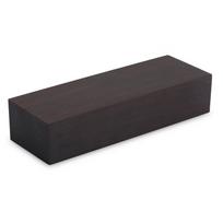 Juodo juodmedžio medienos ruošinys 12x4x2,5cm Juodo juodmedžio mediena Mediena Mediena Rankenos plokštė Smulkios grūdėtumo Lygus DIY medžiaga