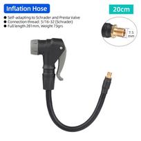 Bicycle 20/30/50cm AV/FV Pump Extension Adaptor MTB Road Bike Schrader or Presta Air Pump Tire Inflator Copper Nozzle Connector 20CM