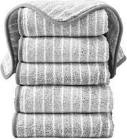 Microfiber Kitchen Dish Cloth Super Absorbent Cleaning Cloth Non-Stick Oil Wipe Rags Household Cleaning Towels Tools 1PC pilka spalva