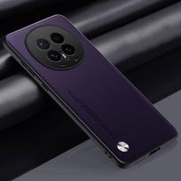 Luxury PU Leather Case For Honor Magic 8 Pro Back Cover Silicone Shockproof Full Protection Phone Case For Honor Magic8 Pro 5G Honor Magic 8 Pro violetinė