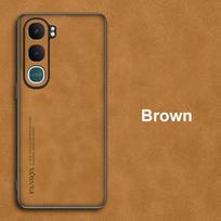 For Vivo Y31 5G Case Luxury PU Leather Phone Case For Vivo Y21D 4G Back Cover Matte Silicone Shockproof Full Protection Coque For Vivo Y31 5G ruda