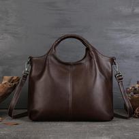 Vintage Designer Genuine Leather Tote Bag High Quality Large Commuter Shoulder Crossbody Top Handle Bag for Women 31x14x25cm ruda