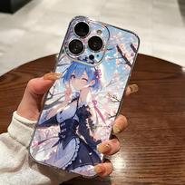 Re  Z-Zero Rem Phone Case Transparent Silicone Soft For iPhone 17 16 15 14 13 12 11 Mini Pro Max Plus iPhone17air