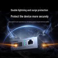 UGREEN Gigabit Single Mode Fiber Optic Transceiver sc sąsajos spalva