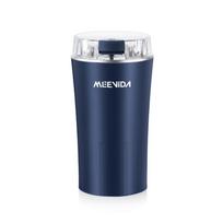 MEEVIDA Electric Coffee Grinder Automatic Electric Grinder Machine High-quality Motor for Spices, Herbs, Nuts, Grains Bean Grinde 8 Blade Stainless mėlyna