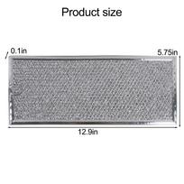 Efficient Grease Filtration Aluminum Filter Aluminum Mesh Filter 12.9*5.75*0.1inch W10208631 Filter 2PC Package China Mainland