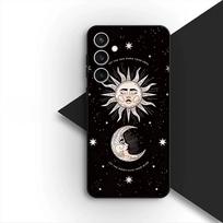 Saulė Mėnulis Linksmas Veidas Žvaigždės Motorola Moto G86 G57 G67 G24 G15 G54 Power G13 G14 G34 G35 G45 G60 G53 G55 G64 G75 G72 Telefonų dėklas Motorola Moto G75