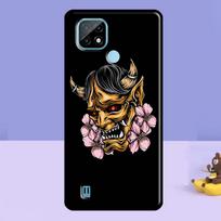 Hannya Demon Oni Case For Realme GT 6 6T GT 7 Pro C75 C67 C61 C55 C53 C51 C21Y C25S 10 11 12 13 14 Pro Plus Realme GT6