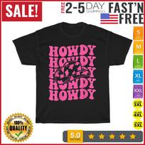 Rodeo White Howdy Western Retro Cowboy Hat Southern Cowgirl T Shirt Mens Womens Tees Top Men Women 2XL