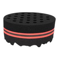 Barber Tool Big Holes Hair Sponge Brush Professional Easy to Use Twist Hair Sponge Double-Sided Durable Sponge Brush Home Use