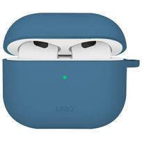 Etui Uniq Nexo Do Airpods 4 + Ear Hooks Silicone Niebieskie