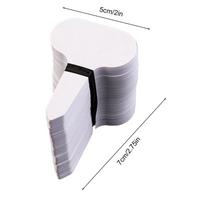 100pcs White Plastic PVC Plant Tags T Type Marker Nursery Garden Label Seedling Tray Pots Decoration Garden Labels