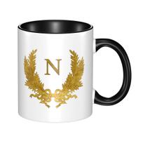 Napoleon Bonaparte Emperor Mug Funny Ceramic Coffee Cups Tea Mugs Milk Cup Drinkware Gift for Woman Man One Size
