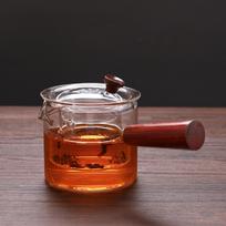 Filterable Heat-resistant Thickened Glass Teapot High Borosilicate Glass Flower Tea Pot Heatable Glass Tea Set