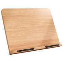 ABBY-Easily Adjustable Rest, Compact Foldable Reading Stand, Wood Book And Tablet Holder