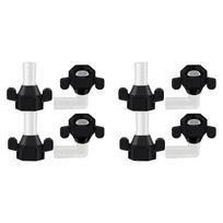 ABBY-8Pack 1/2 Inch X 14 NPT X 1/2 Inch Barb Elbow And Straight Swivel Adapter RV Water Pump , Female Threaded Pex Fittings
