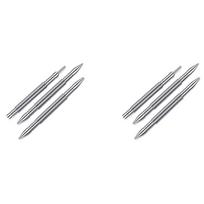 ABBY-6 Pcs Dual Head Nail Setter And Hinge Pin Punch Set,Hammerless Spring Nail Punch Door Hinge Pin Remover Tool 5000 PSI sidabras