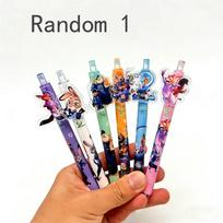 Disney Zootopia 2 Movie Peripheral Cultural and Creative Sticker Pen High Quality Ins Style Acrylic Patch Student Ballpoint Pen