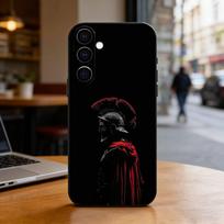Spartan Cool Phone Case For Samsung Galaxy A73,A72,A71,A70,A53,A52,A51,Soft Silicone Black Cover Samsung a71 4g