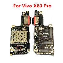 For Vivo X60 Pro 5G USB Charging Board Dock Port Microphone Module Flex Cable For X60 Pro