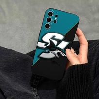 E-San Jose Sharks Phone Case For Samsung S25,S24,S21,S22,S23,S30,Ultra,S20,Plus,Fe,Note,10,9,5G Black Cover Samsung S235G
