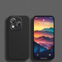 For Honor 400 Lite Case Honor 400 Lite Cover Funda Coque Original Liquid Silicone Soft TPU Phone Bumper For Honor 400 Lite HONOR 400 Lite juoda