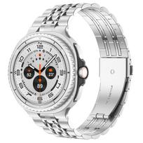 Metal Straps for Samsung Galaxy watch 8/8 classic 40mm 44mm 46mm Stainless steel Wrist Link bracelet correa Galaxy watch 8 Bands Galaxy watch 8 44mm sidabras