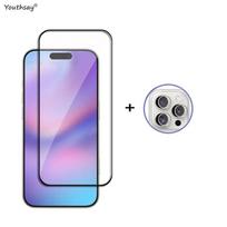 6in1 Glass For iPhone 16 Pro Max Tempered Glass For iPhone 16 Pro Max Screen Protector Phone Film iPhone 16 15 14 13 12 Pro Max For iPhone 12