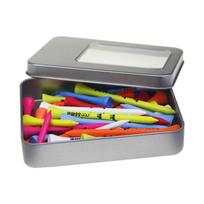 Color Reduce Side Spin&Friction Golf Ball Holder With Storage Case Wood Golf Tees Golf Accessories