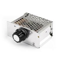 1 vnt. 4000W 220V AC SCR įtampos reguliatorius dimeris elektroninis variklio greičio reguliatorius termostato reguliatorius