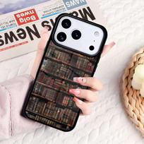 Vintage Book Phone Case For IPhone 17 16e 15 14 13 12 11 Pro Max Air Mini Soft Protective Cover iPhone 13 Pro