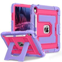 Rugged Stand Case For iPad A16 11th 2025 10th 10.9 2022 10.2 7th 8th 9th Air 4 5 6 M2 M3 Mini 6 7 Pc Silicone Anti-Slip Cover IPad Mini 6 8.3in