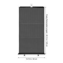 Balcony Suction Cup Sunshade Curtain Black Mesh Dot Portable Lightweight Temporary Blinds Easy Install Privacy Block Window