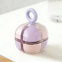 Magnetic Magic Cube Medicine Box 8 Grids Sealed Seven Days Pill Case Dopamine Moisture-Proof Tablet Container for Home&Travel violetinė