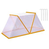 Arch-Shaped Plastic Garden Greenhouse Tent Seedling Protection Portable Foldable Plant Protective Cover Weather-Resistant